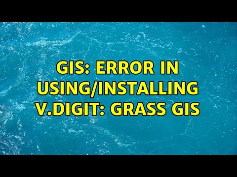 GIS: Error in