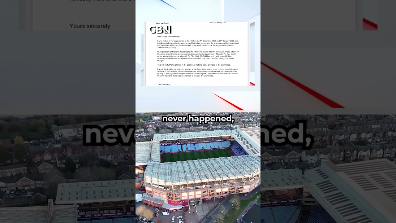 Police boss apologises for using AI to give wrong evidence in Israeli football fans ban