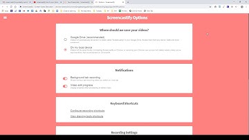 how to save screencastify to google drive