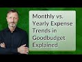 Monthly vs. Yearly Expense Trends in Goodbudget Explained
