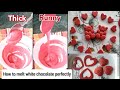 How to make color chocolate | Problem &amp; solution | How to melt white chocolate perfectly