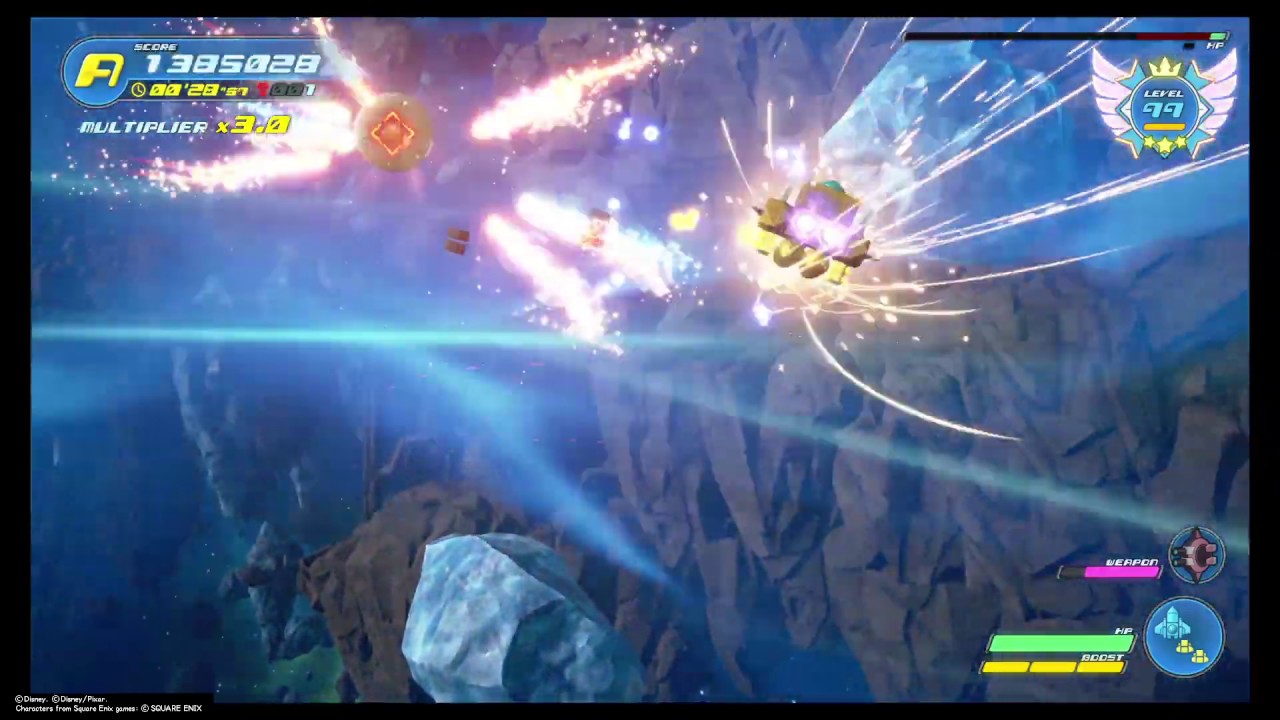 Kingdom Hearts 3 - Schwarzgeist in 28.80 seconds (A Rank, No Damage Speedrun)