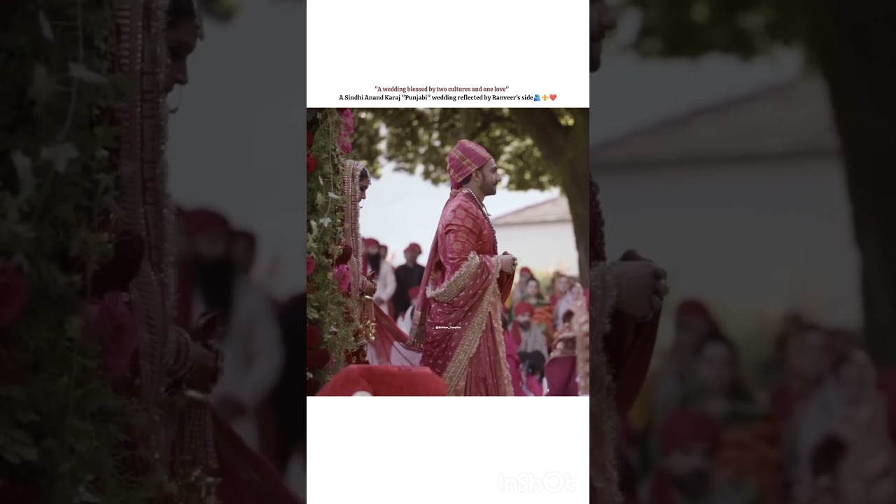 Deepveer is blessed with two cultures wedding and one love ❤️🧿🙌🏻