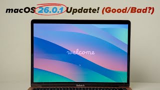 Обзор обновления macOS 26.0.1 — результаты Cinebench, тест батареи и реальные проблемы! (M1)
