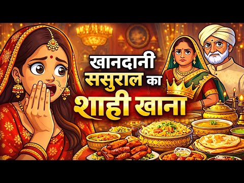 खानदानी ससुराल का शाही खाना।saas Bahu। kahaniya।