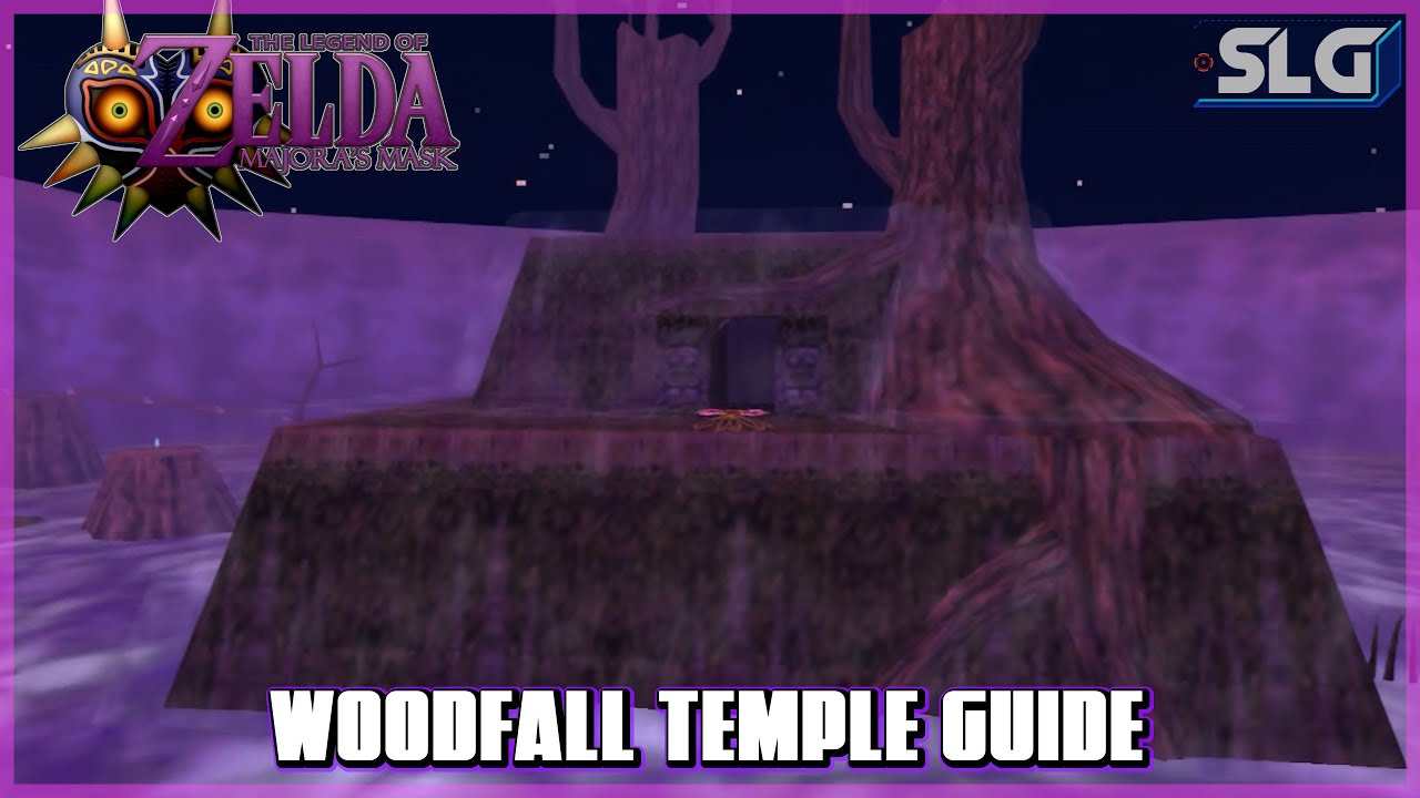 Legend of Zelda Majora's Mask N64 - Woodfall Temple Guide All Fairies [1080P]