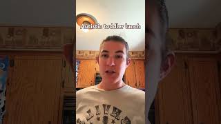 Autistic toddler lunch has to take lunch #Autistic #toddlers #autistictoddler #autisticchildren