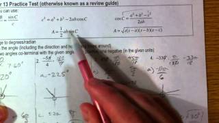 Trigonometry Review (5 of 5)