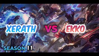 Xerath vs Ekko We Want War Wake Up - League of Legends Season 11 Gameplay