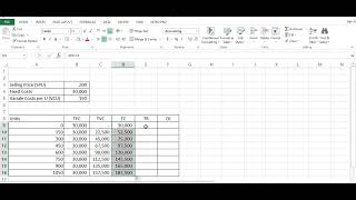 CVP Graphically: How to Draw CVP Chart Using Excel