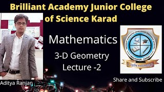 3-D Geometry Lecture 2