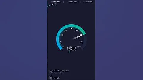 AT&T Low Band 5G Speedtest