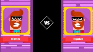 Bowmasters Hipster vs Hipster