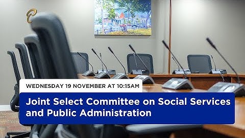 2nd Meeting - JSC Social Services & Public Administration - November 19, 2025 - SSSD