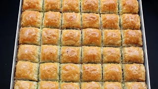 ANTEP BAKLAVA I MADE A TRAY TRAY  HOW TO MAKE ANTEP BAKLAVA