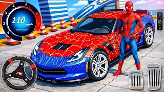 Superhero Car Mega Ramp Driving Tracks - GT Car Stunts Racing 3D - Android GamePlay screenshot 5