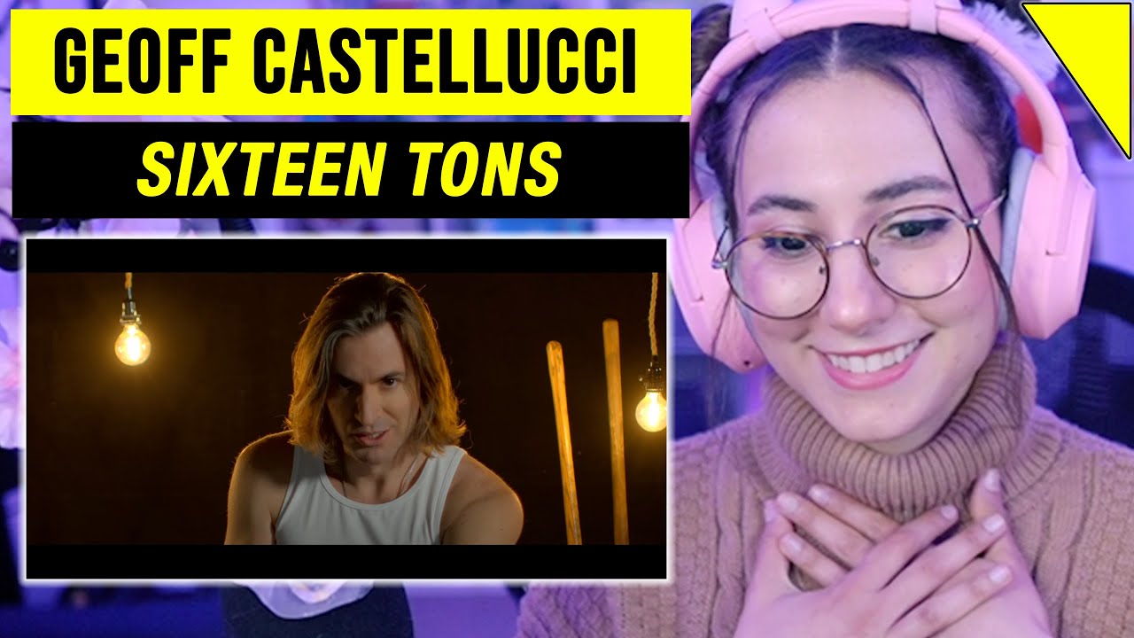 Geoff Castellucci - SIXTEEN TONS - Low Bass Singer - Cover | Singer Reacts & Musician Analysis