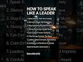 Speak slower. Stay calm. That’s how real leaders command respect.