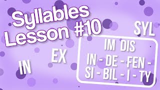 Syllables Spell Success Lesson #10 - Review, Rejoice, Reflect