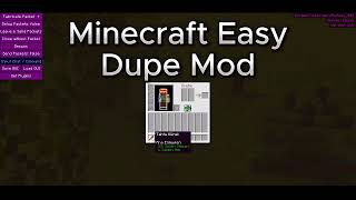 MINECRAFT UNIVERSAL DUPE GLITCH FOR DONUT SMP | UNPATCHED