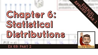 Statistical Distributions 4 • Binomial Distribution • Stats1 Ex6B • 🤖