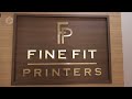 Fine fit printers