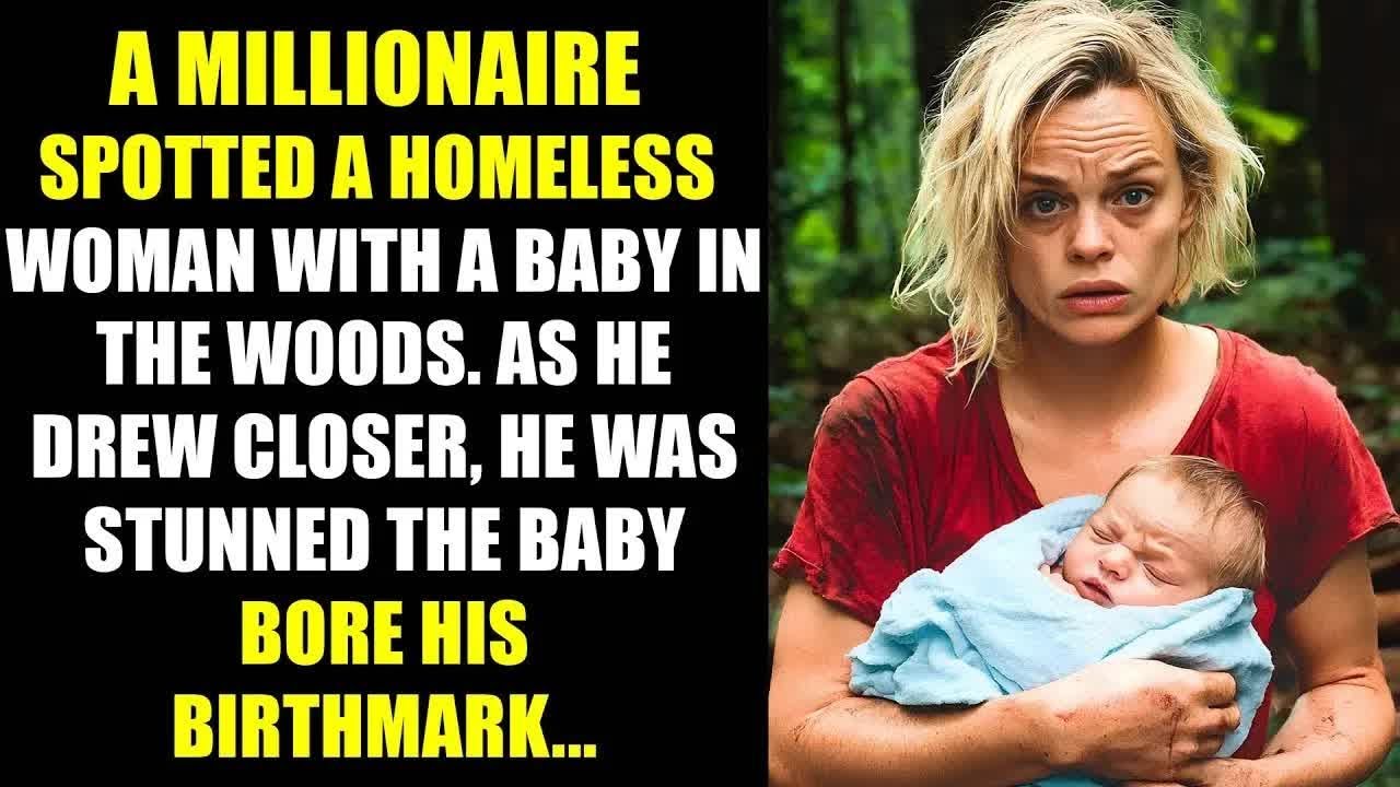 A MILLIONAIRE Found a Homeless Mother and Her Baby in the Forest… What He Saw Broke His Heart.