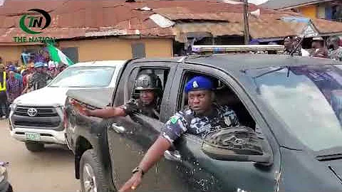 Departure of President Bola Ahmed Tinubu at Oba Rashidi Adewolu Ladoja Coronation  #coronation