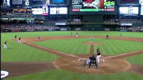 2012/07/22 D-backs score two on error