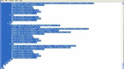 RMXP Party switching script tutorial