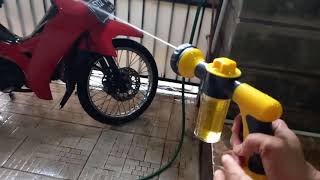 OKTOVIO EZ JET WATER CANNON / SEMPROTAN AIR / TEMBAKAN AIR TABUNG SABUN CUCI MOTOR MOBIL TANAMAN .... 