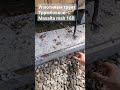 Уплотняем грунт перед укладкой закладных труб. Тромбовка masalta 160 кг