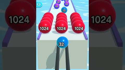 Ball Run 2048 - All levels Gameplay Android, IOS gaming