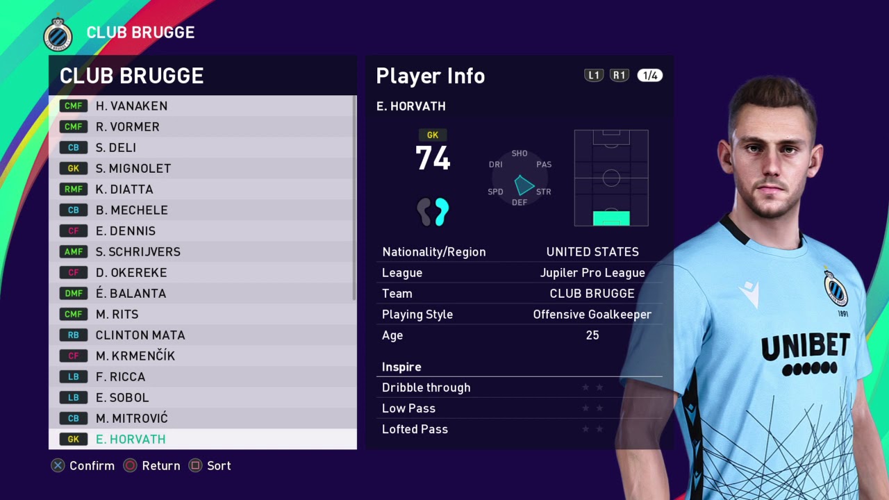 eFootball PES 2021 CLUB BRUGGE Base Copy