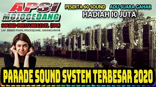 PARADE SOUND SYSTEM TERBESAR TAHUN 2020  || APSI KARANGANYAR KORWIL MOJOGEDANG || SOSSSSSS!!!