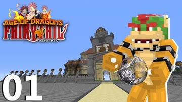 FAIRY TAIL - Minecraft Server - Episode #1 - Choosing Magic! (Minecraft Fairy Tail Server)