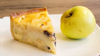Французский Яблочный Пирог 🍏 с Хрустящим Тестом и Заливкой