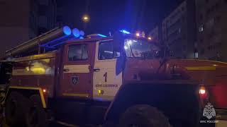 Пожарные ликвидировали возгорание в г. Южно-Сахалинск