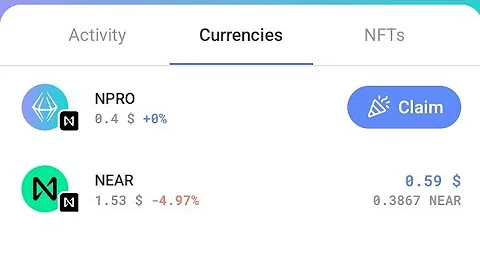 How to claim your NPRO airdrop token on Near app 