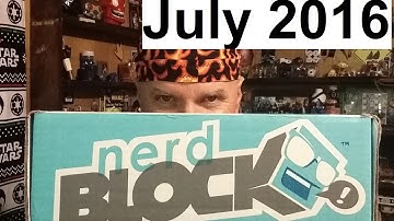 Nerd Block Classic Unboxing!!  July 2016