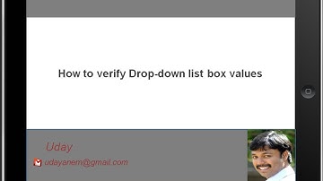 [Selenium WebDriver Videos]: How to verify drop down listbox values