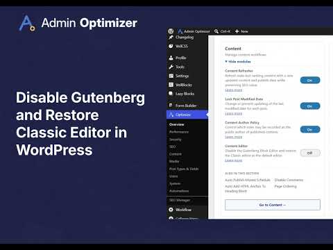 The Right Way to Disable Gutenberg and Restore Classic Editor in WordPress (2026)