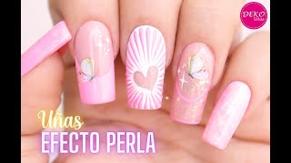 Diseño de uñas Efecto Perla ♥ Deko Uñas - Nail art