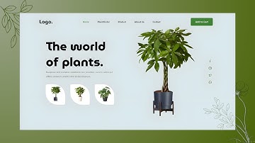 How To Make a Modern Responsive Plant Website Using HTML, CSS & JavaScript | Step-by-Step Tutorial
