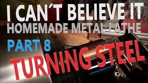 DIY Homemade Metal Lathe from SCRAP!! Can´t Believe it WORKS!! PART 8