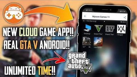 NEW CLOUD GAMING APP FOR ANDROID/IOS | PLAY GTA 5 UNLIMITED TIME | GTA 5 ON MOBILE FREE