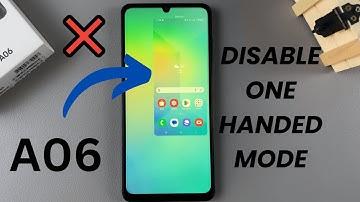 How To Disable One Handed Mode On Samsung Galaxy A06