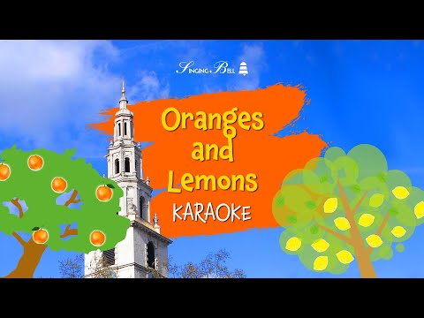 Oranges And Lemons Free Nursery Rhyme Karaoke With Lyrics Youtube