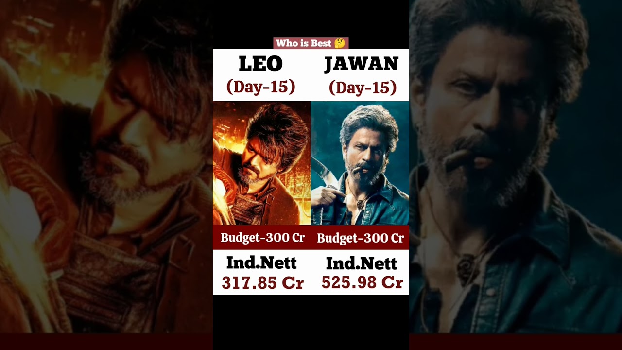 LEO vs jawan: epic movie showdown 