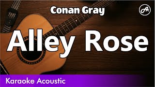 Conan Gray - Alley Rose (SLOW acoustic karaoke)